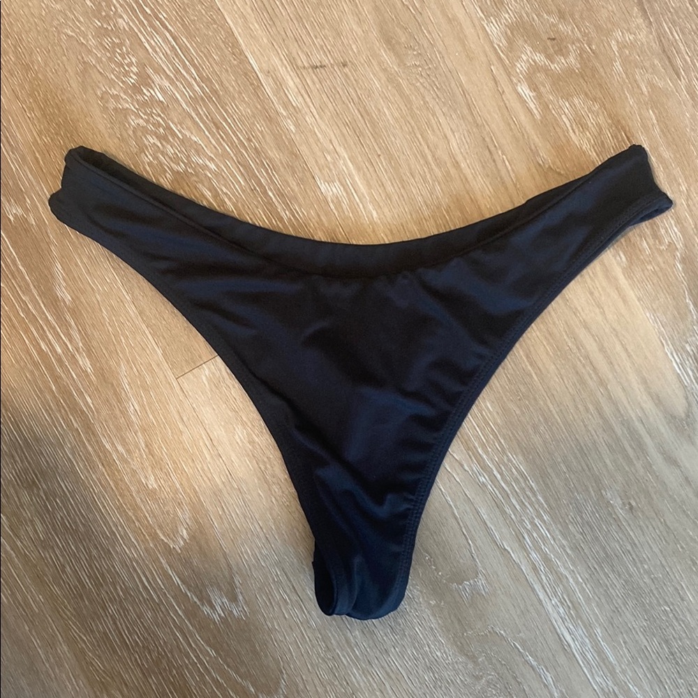 Simons Black Bikini Bottom